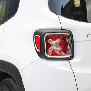 Accessori Auto Coda Posteriore Della Lampada Della Copertura Della Luce Decorazione Rivestimento Interno Misura Per Jeep Renegade 2015 2016 ABS Styling