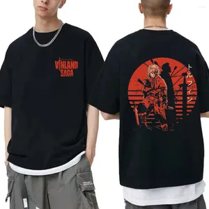 Kvinnors t shirts 2023 anime vinland saga tshirt estetiska sudaderas manga man kvinna tee topps harajuku