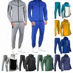 مصمم رفيع الرجال سروال سبورت مسيرة التكنولوجيا الصواف ، رجال رجالي الأكمام الطويلة بانت Jogger Tracksuits القيعان Techfleece MAN