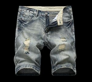 New Design Destroyed Jeans Distressed Men s Work Pants Ripped Short Distressed Short Pants Jeans Pants for Man9600291