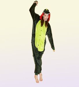 動物の衣装ゴールドグレーピンクグリーン恐竜ワンズワンズパジャマキグルミジャンプスーツフーディーズスリープウェア