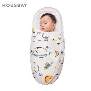 Baby Sleeping Bag 0-6Months Envelopes For borns Baby Swaddling Wraps Thin 1Tog Soft Cotton Design Head Neck Protector 231227