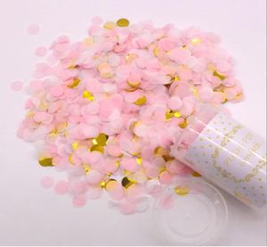 Ferramenta de fabricação Atmosfera Mini Round Confetti Dot Party Supplies WeddingHappy Birthday Push Confetti Confetti Pop Paper Flowe9464731