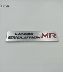 Aluminium -Metall -Carstyling für Mitsubishi Lancer Evolution X Mr Emblem Logo Logo Aufkleber 8066375