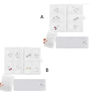 Caschetti di gioielli con botte per borse da stoccaggio antiossidazione Organizzatore di cassette per il supporto per bestiame a branco