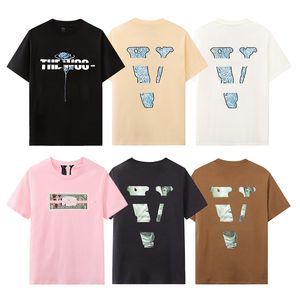 Designer T-shirt Brand V T Mens Womens Kort ärm Tees Summer Shirts Hip Hop Streetwear Tops Shorts Clothing Clothes Olika färger-12