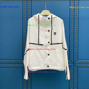 트렌디 한 브랜드 까마귀 디자이너 재킷 편지 인쇄 후드 레드 코트 스티칭 얇은 가디건 코트 느슨
