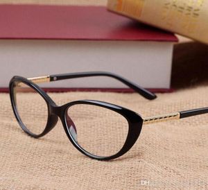 المرأة الرجعية Cat Eyeglasses Grand Prand Prongles Glasses Frame Frame Vintage Computer Reading Glasses Oculos7109391