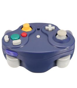 Nintendo Gamecube NGC için 24GHz Kablosuz Denetleyici Oyunu Gamepad Wii Mor A8958948