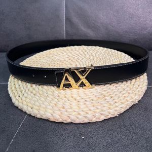 Belt designer bälte lyxbälten för kvinnor designer ax fast färg mode bokstav design bälte läder material affärsmodell storlek 105-125 cm 14 stilar mycket bra