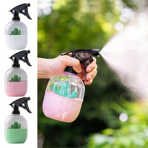 Storage Bottles Cactus Modeling Spray Bottle Gardening 500ml Small Candy Colored Watering Dog Can