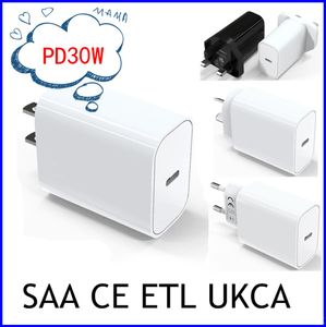 iPhone 14のリアルトゥルーPD30W充電器Samsung Huawei Xiaomi Tablet PC 30W Speed Chargers94446822のための高速壁充電ブロック