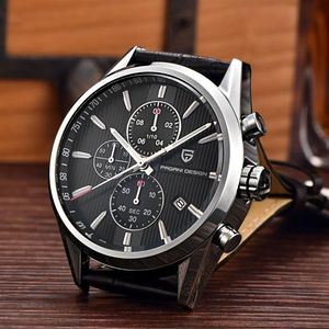 Men Fashion Classic Marka Kwarcowa zegarek wielofunkcyjny sport zegarki wojskowe Mężczyźni Mężczyzna Masculino Pagani Design Dive 30M254G