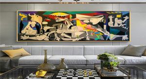 Guernica By Picasso Canvas Paintings Reproductions Famous Canvas Wall Art Posters And Prints Picasso Pictures Home Wall Decor3429421