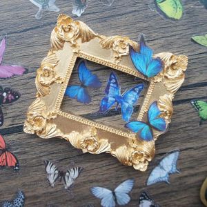 Opakowanie prezentów 38pcs mini rozmiar czerwony niebieski szary motyl Pvc naklejka do scrapbookingu