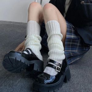 Kadın Çorap Lolita Y2K Kızlar Uzun Yün Örtü Ayak Kapağı Kol Isıtıcı Kış Tığ İşareti Boap Boot manşetleri