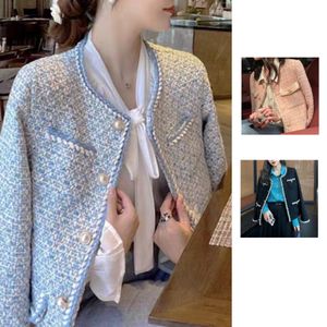 2024 primavera branco tweed casaco básico 2024ss roupas femininas outerwear casacos estilo canal