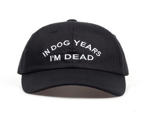 In Dog Years Im Dead Baseball Cap Borduren Papa Hoed 100 Katoen Buzzwords Snapback Unisex Mode Verstelbaar5898572