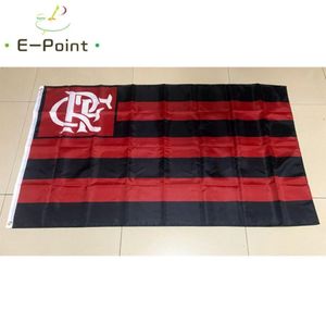 Bandeira do Brasil Clube de Regatas do Flamengo RJ 35ft 90cm150cm Poliéster Banner Bandeiras decoração voando para casa jardim festivo g7011983