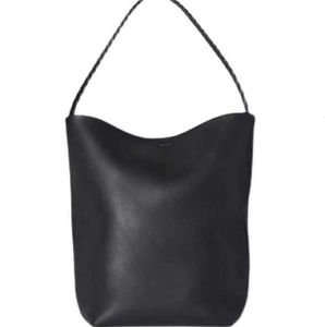 Designer The Row borsa tote in pelle di grande capacità n / s Park Tote Bag tracolla a secchiello minimalista TT323