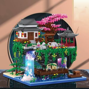 Domowy model kompilacji film film Brick Build Ostateczne wyzwanie interaktywne elementy konstrukcyjne Budowanie Technika Feiyue House Mini Build Block Castle Lepin Brick Christmas Prezent