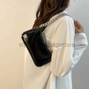 Сумки для плеча мода блестящая черная патентная кожаная сумочка толстая цепная женщина повседневная сумка, леди, дизайнер, поперечный, edstylishhandbagsstore