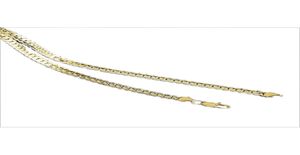 Цепочки 1824-дюймовое 18-каратное золото 6 мм, полная боковая цепочка, классическое женское ожерелье Men039s, модные ювелирные изделия для свадебной вечеринки4091610