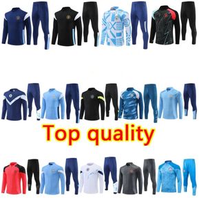 2023 2024 Homem City Football Training Suit Tracksuit Homens Kids Kit Haaland De Bruyne Foden Grealish J.Alvarez 23 24 Homens e Crianças Kit de Treinamento de Futebol Fatos de Futebol