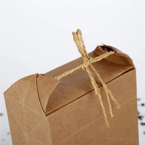 Rice paper bag Tea packaging cardboard paper Pouch weddings kraft paper box Food Storage Standing Packing Bags ZZ
