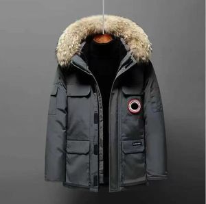 Parkas masculinas de penas de ganso canadense casaco de inverno grosso jaquetas quentes roupas de trabalho jaqueta ao ar livre espessada moda mantendo o casal vivo de alta qualidade M-5XL