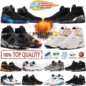 8s Basketball Shoes 8 Playoffs SoleFly Mi Casa Es Su Casa Winterized Gunsmoke Aqua Taxi Yellow Black Countdown Pack Men Women Trainers Sports Sneakers