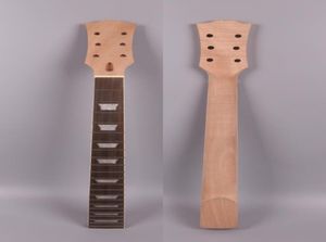 Ny elektrisk gitarrhalsersättning 22 fret 2475 tum Mahogny Wood Rosewood Fretboard Truss Rod Bolt On Style6006793