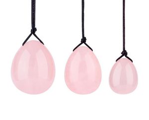 3 pezzi set di pietra di giada naturale Yoni Egg Crystal Chakra Healing Yoga Kegel Esercizio uova per allenare i muscoli del PC Pavimento pelvico JK2101XB4230928