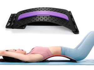 Rückenstütze Massage Muskelstierer Männer Frauen Dehnen entspannen Sie Lendenwirbelsäule Schmerz Relief Chiropraktik2558250
