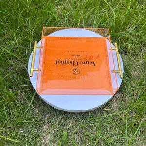 Fabulous Orange Veuve Clicquot Champagne Serving Tray Brand New