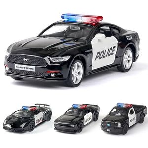 136 Diecast Alloy Car Models Challenger 2 Doors Opened With Pull Back Function Metal Sports Car Model For Children Toys 231227