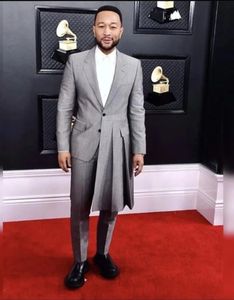 Style Grey Irregular Men Suits Costume Groom Tuxedos Slim Fit Notch Lapel Wedding Terno Masculino 2 Pieces JacketPants 231227