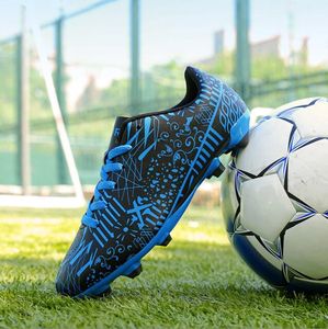 Nieuwe Heren Voetbalschoenen Voetbalschoenen Topkwaliteit Schoenplaten Ademend Futsal AG/TF Training Sport Antislip Turf Sneakers Ultralight