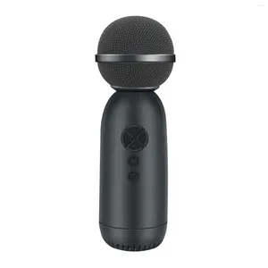 Microphones Bluetooth-compatible Wireless Microphone Volume Control Voice Changing Singing For Kids Live Streaming With Windscreen Handheld
