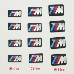 100 pz Tec Sport Distintivo Ruota 3D Emblema Decalcomanie Logo Per bmw Serie M M1 M3 M5 M6 X1 X3 X5 X6 E34 E36 E6 car styling sticker3342525