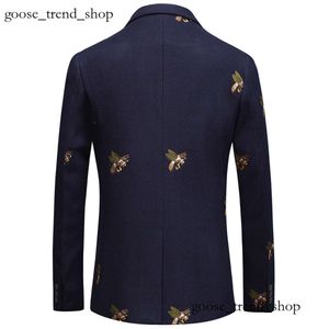 Embroidered 326 Slim S S Business Men Jackets Coat Fit Linen Bee Fashion Tyles High Uit Styles Quality Suit Formal Casual Lim Blazer Designer Uits Suits Jacket 43