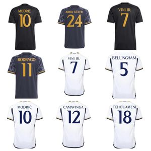 23 24 BELLINGHAM maglie da calcio reali MaDRIDS 2023 VINI JR BENZEMA CAMAVINGA RODRYGO RUDIGER MODRIC KROOS TCHOUAMENI VALVERDE UOMINI BAMBINI camicia uniformi