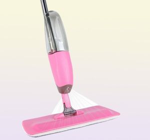 Spray mop z pistoletem natryskowym magiczna mop drewniana płytka podłogowa Automatyczna płaska mops środek do czyszczenia domu narzędzie domowe T27728587