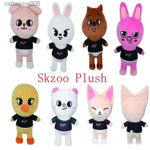 Animais de pelúcia de pelúcia Skzoo 20 cm brinquedos de pelúcia Kawaii bonito pelúcia dos desenhos animados boneca animal de pelúcia companheiro Kawaii para crianças presente de aniversário L231228