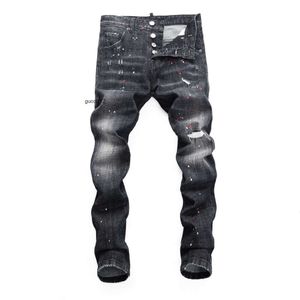 Mens Luxury Designer Denim Jeans d2 dsq2 dsquare 2 Holes Trousers dsquared2 COOLGUY Biker Pants Clothing RC9C