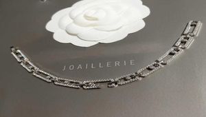 Nowa marka Pure 925 srebrna biżuteria dla kobiet gruba łańcuch Diamentowa bransoletka impreza Weddna luksusowa biżuteria letnia plaża3480316