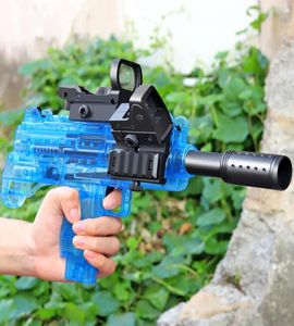 Uzi Blaster Manual Soft Bullet Submachine Plastic Gun Toy With Bullets For Kids Adults Boys Outdoor Games Props6139561