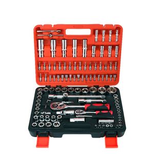 Wholesale of 108 sets of socket tools, including batch heads, sockets, hardware wrenches, automotive parts, and repair tools