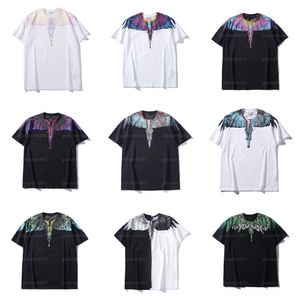 Tshirt Designer MB T Shirt Men T-shirt Slim Fit Versatile Tops Hip-hop High Street Sports Pure Cotton Breathable Colorful Wing Print Mens Womens Couple T-Shirts