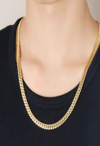 Hip Hop Chunky Long Gold Chain For Men 556585MM Color Vintage Necklace Mens Women Jewelry Colar Collier Chains9728769